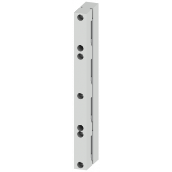 ALPHA, busbar holder, for busbars: 12-30 x 5-10 mm, 4-pole, 60 mm