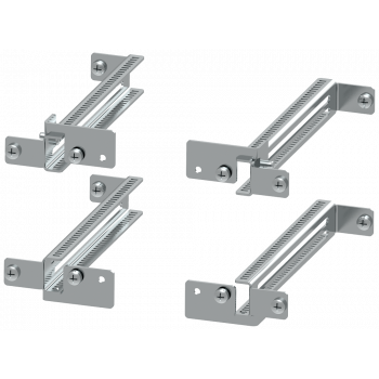 ALPHA, AS NF depression angle mounting plate, zinc-plated