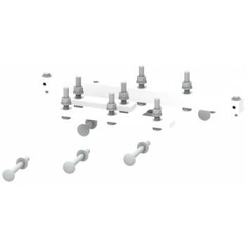 SIVACON S4 3WA connection 2 main busbar rear double, size I W: 400 mm