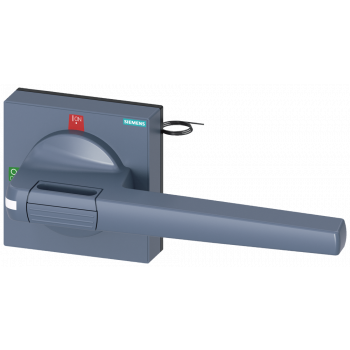 Handle with masking plate standard with lighting, size 100x 100, 8UD1861-4CF01