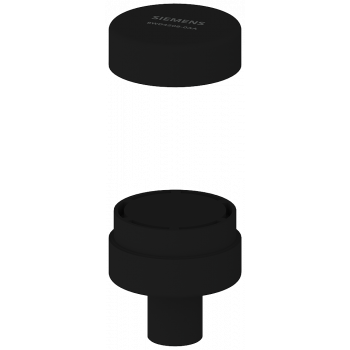 Connection element incl. cover for pipe, floor and angle mounting