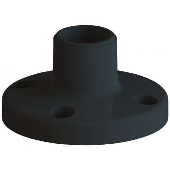 Foot (single), plastic for floor mounting, accessory for signaling columns 8W