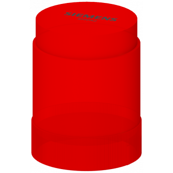 Single-flash light element, red, 24 V AC/DC