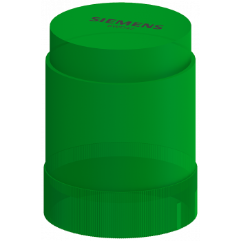 Continuous light elements LED, 24 V UC, green