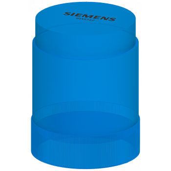 Continuous light element with integrated LED, blue, 115 V AC