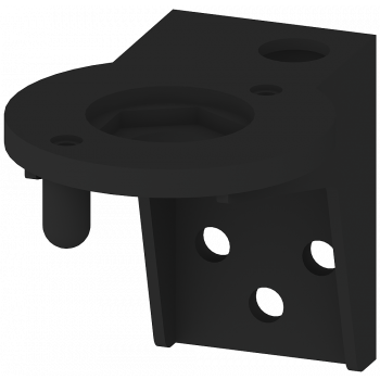 Bracket for base mounting, accessory for signaling columns, D=70 mm