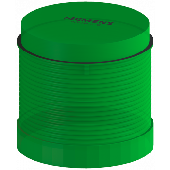 Signaling column rotating light element LED green, 24 V AC/DC