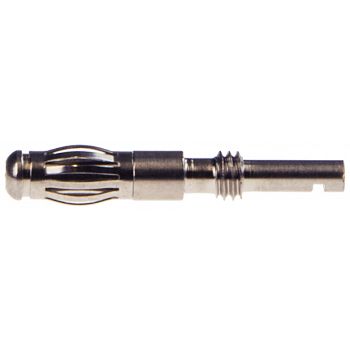 Test plug for insulating sleeve for iPo terminals 50.95 and 150 mm2, metal