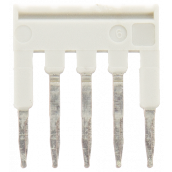 2-pole connecting comb 3.5 mm gray