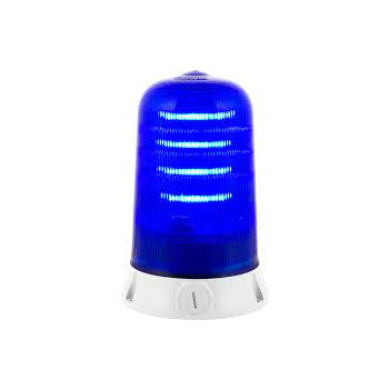 BLU ROTATING BEACON 12/24VAC/DC
