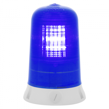 BLUE ROTATING BEACON 90/240VAC
