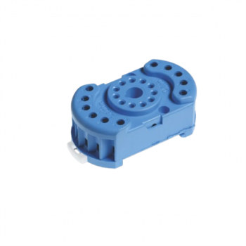 8 PIN SURFACE/RAIL MOUNT OVAL RELAY SOCKET