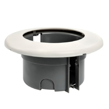 MLINE FLUSHMOUNTED BASE 120-240VAC/DC, WHITE