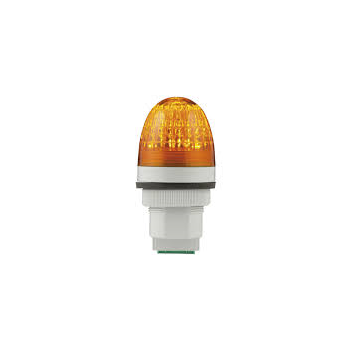 AMBER LED PANEL MOUNT BEACON 12-24VAC/DC