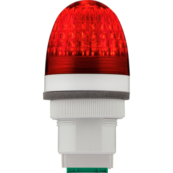 LED RED PANEL MOUNT BEACON 48-240VAC