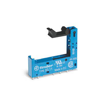 34 SERIES PCB MOUNT SOCKET + HINGE CLIP