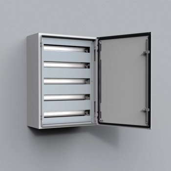 Modular Chassis, AC, 680x460x98mm, Light Gray, Mild Steel