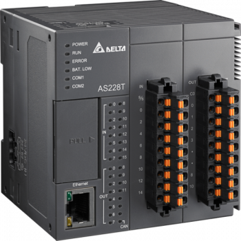 16DI+12DO AS200 24VDC PLC NPN