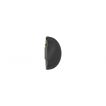 AT2050-0500-0002 motor module, 180° (clothoid, radius not constant, top profile without drilling hole), 48 V DC/24 V DC, 306.7 mm x 39.1 mm x 194.5 mm (L x W x H), 4.1 kg, UL-certified