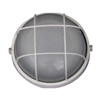 12W White LED Cage Bulkhead
