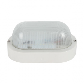 9W White LED Plastic Bulkhead
