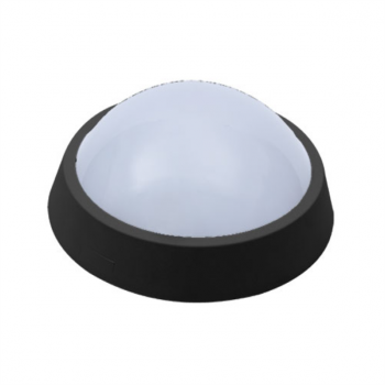 85-265VAC LED 12W Plastic Black Bulkhead