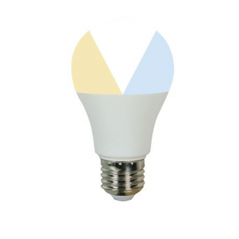230VAC 12W 3 STEP COLOUR TEMP ADJ. LED LAMP E27