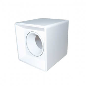 96x96x100mm Square Plastic Recessed Downlight White