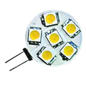 6 LED LAMP WHITE 1.2W 8-30VDC G4 / 2 PER PACK