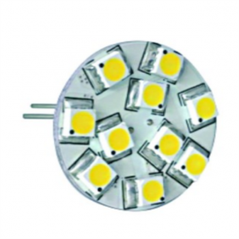 12 LED LAMP WHITE 1.8W 8-30VDC G4 / 2 PER PACK