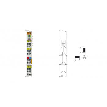 EL7031 EtherCAT Terminal, 1-channel motion interface, stepper motor, 24 V DC, 1.5 A