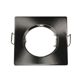Satin Nickel Square Downlight 75x75mm