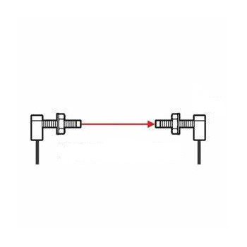 OPTICAL FIBRE M3 THRU BEAM SQUARE