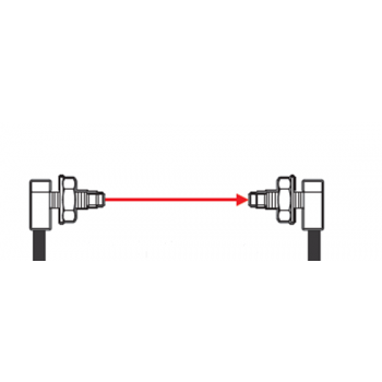 CYL OPTICAL FIBRE M4 THRU BEAM
