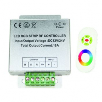 12VDC RGB Controller With Colour Wheel Touch Remote
