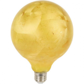 230VAC 6W YELLOW G125 WARM WHITE LED ICE FLOWER LAMP E27