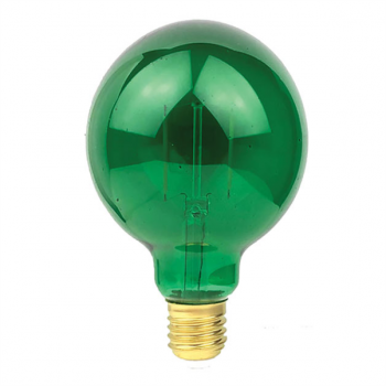 230VAC 2W G95 TRANSPARENT GREEN LED LAMP DIMMABLE E27