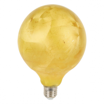 230VAC 6W YELLOW G95 WARM WHITE LED ICE FLOWER LAMP E27
