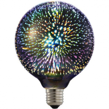 230VAC 6W G125 LED 3D EFFECT LAMP E27