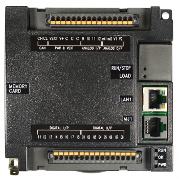 RCC Logic controller without display. 8 digital DC inputs, 8 digital outputs,