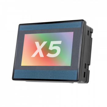 X5 Controller 4.3", 4 DC In, 4 DC Out, 4 Analog In (mA/V), With SAE J1939