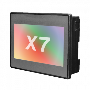 X7 Controller 7", 12 DC In, 12 DC Out, 4 Analog In (mA/RTD), 2 Analog Out (mA), WebMI License unlimited preloaded