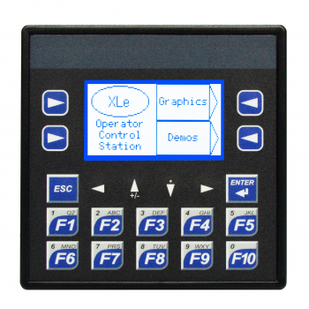 XLEe Controller 2.2", 12 DC in, 12 DC Out, 6 – 14/17-bit Analog In, Screw type I/O terminals