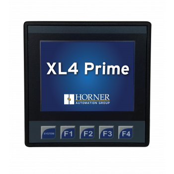 XL4 Prime Controller 3.5" with Improved Performance, 12 DC In, 12 DC Out, 6 Analog In (mA/V/Tc/mV/RTD), 4 Analog Out, with Enhanced IEC License preloaded