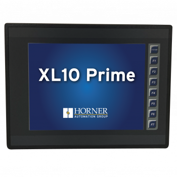XL10 Prime Controller 10.4" with Improved Performance, 12 DC In, 12 DC Out, 6 Analog In (mA/V/Tc/mV/RTD), 4 Analog Out, dual Ethernet, with Enhanced IEC License preloaded