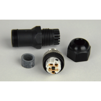 Field Wireable Plug - m12x5 A-coded Male.