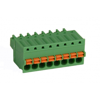 8 Position Spring-clamp Terminal Block for SmartRail