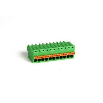 11 Position Spring-clamp Terminal Block for SmartRail