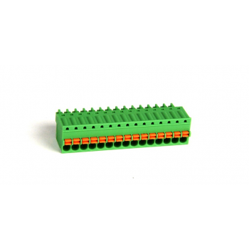 15 Position Spring-clamp Terminal Block for SmartRail