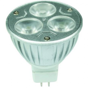 12VAC/DC 3W (3 x 1W) COOL WHITE LED SPOT LIGHT GU5.3